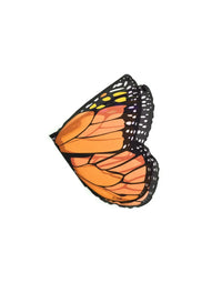 Orange Monarch Fabric Wings