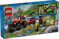 60412: 4x4 Fire Truck with Rescue Boat