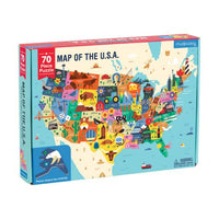 Map of the USA 70pc