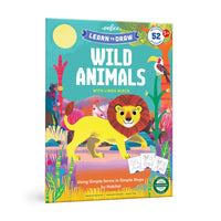 Learn to Draw Wild Animals with Stickers
