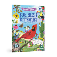 Learn to Draw Bugs, Birds, + Butterflies with Stickers