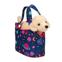 Cosmic Swirl Sassy Sak with Puppy