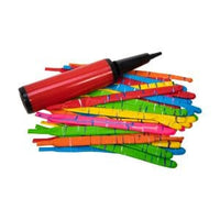 30 Rocket Balloons and Pump