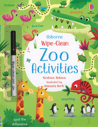 Wipe Clean: Zoo Activities