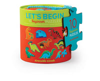 10 Dinosaur 2pc beginner puzzles