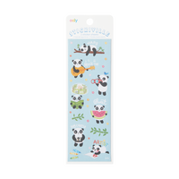 Stickers: Playful Pandas