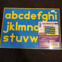a-z lowercase puzzle