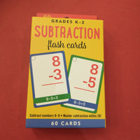 Subtraction Flash Cards