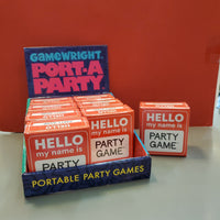 Hello...My Name Is party game