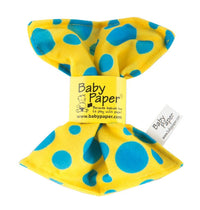 Yellow + Blue Dot Baby Paper