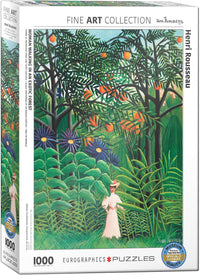 Henri Rousseau Woman Walking In An Exotic Forest 1000pc Puzzle