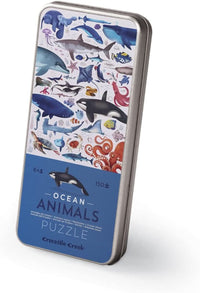 150pc Tin Puzzle: Ocean Animals