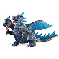 Blue Three-Headed Dragon Puppet