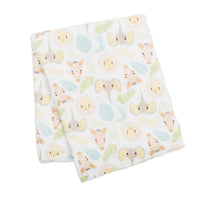 Jungle themed Swaddle blanket
