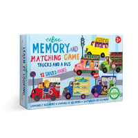 Memory & Matching Game Trucks And A Bus