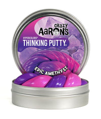 Crazy Aaron's Thinking Putty (Epic Amethyst) 4" tin