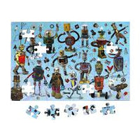 100pc Upcycled Robots Puzzle