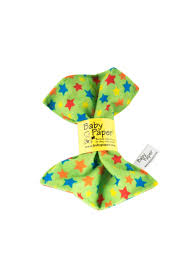 Green Stars Baby Paper