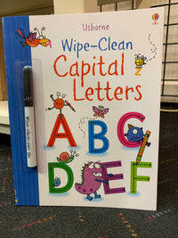 Wipe-Clean Capital Letters