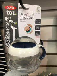 OXO tot - Flippy Snack Cup (navy)