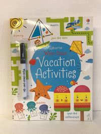 Wipe Clean Vacation Activities
