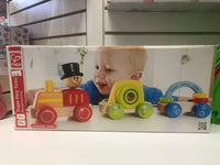 Hape - Triple Play Wooden Train