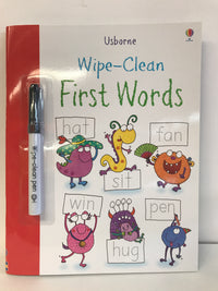 Wipe Clean First Words