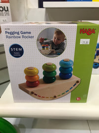 HABA - Rainbow Rocker Peg Game