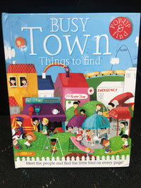 BUSY TOWN Things to Find - Poitier and Touliatou (Kane Miller EDC Publishing)