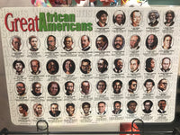Placemat: Great African Americans