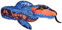 Blue & Orange Snake Plush