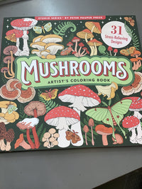 Mushrooms Artist’s Coloring Book