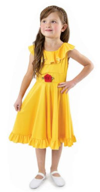 Yellow Beauty Twirl Dress