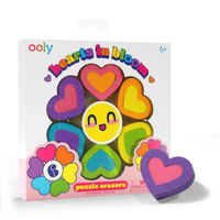 Hearts in Bloom: Erasers