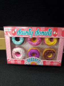 Dainty Donut Erasers