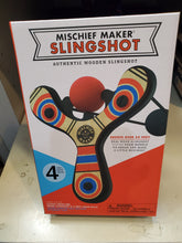 Load image into Gallery viewer, Mischief Maker Slingshot with 4 foam balls.
