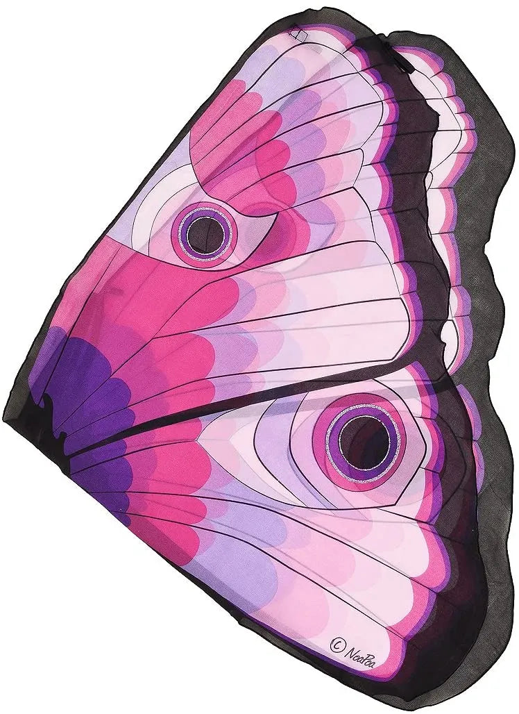 Pink Butterfly Fabric Wings