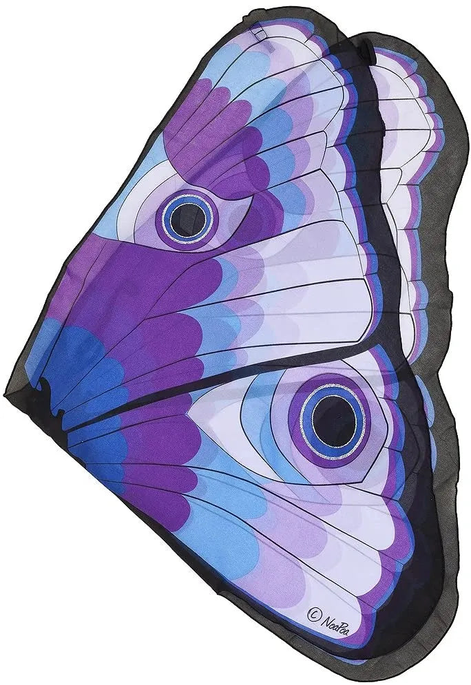 Purple Butterfly Fabric Wings