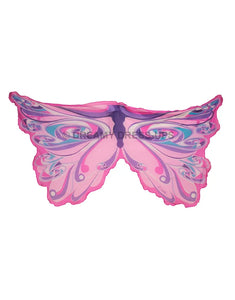 Pink Fairy Rainbow Fabric Wings