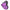 Purple Monarch Fabric Wings