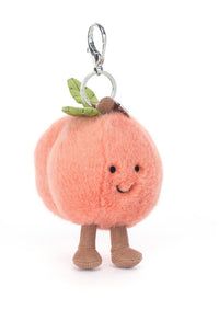 Jellycat Amuseables Peach Bag Charm