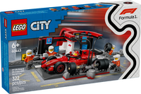 60443: F1 Pit Stop + Pit Crew with Ferrari Car