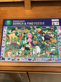 Mudpuppy Doggie Days Search & Find Puzzle 64pc