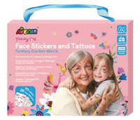 Face Stickers + Tattoos: Fantasy Garden World