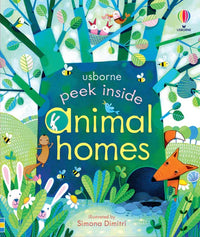 Peek Inside Animal Homes by Anna Millbourne