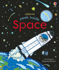 Peek Inside Space by Anna Milbourne