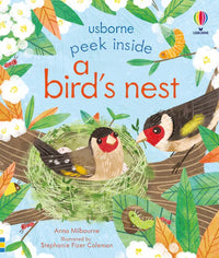 Peek Inside a Bird's Nest by Anna Millbourne