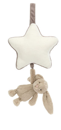 Bashful Beige Bunny Musical Pull