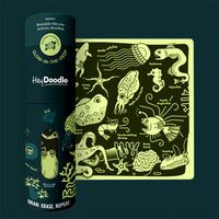 Glow in the Deep MiniMat Coloring