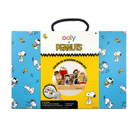OOLY x Peanuts: Color in Wooden Scene Kit